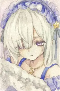 手描きイラスト 魔法少女ノ魔女裁判 まのさば 夏目アンアン