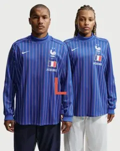 NIKE x JACQUEMUS フランス代表 長袖シャツ　XL 専用 NIKE x JACQUEMUS フランス代表 長袖シャツ XL - メルカリ
