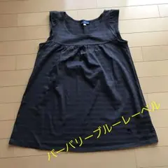 バーバリーブルーレーベル♡袖なしチュニックTシャツ クレストブリッジ