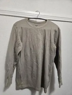 HEATTECH 長袖Tシャツ M ベージュ