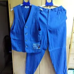 PAGELO 2ND CLUB デニム ベスト セットアップ M