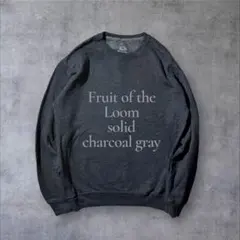 Fruit of the Loom 無地ソリッドスウェット 裏起毛 M