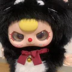 ベイビースリー1000/猫耳ぬいぐるみ 赤いリボン付き