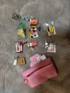 サンリオ マイメロ キティー プリン ガチャガチャ お菓子ミニチュア