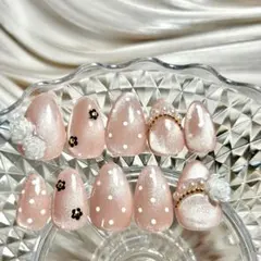 現品　ワンホン　韓国　ドット　ガーリー　スナ系　地雷系　量産型　バレンタイン