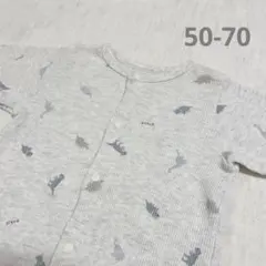 ジェラートピケ ♡ 2wayオール ロンパース 恐竜 男の子 50〜70cm