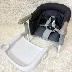 nglesina イングリッシーナ　ベビーチェア　tテーブル付　グレーのサムネイル