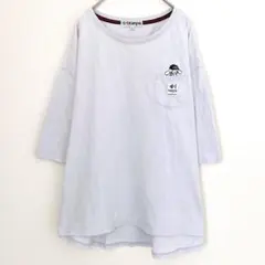 ケイパ　Tシャツ　サンリオコラボ　シナモロール　刺繍　ライトグレー　LL 大きめのサムネイル