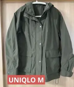 UNIQLOユニクロオーバーサイズパーカ M ダークグリーンDARK GREEN