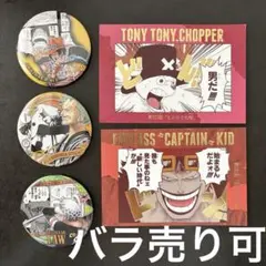 ONE PIECE ポストカード/缶バッジ