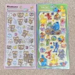 ボンボンドロップシール　リラックマ　プチドロップステッカー　セサミストリート 緑