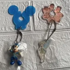 東京ディズニーリゾート 35周年 キーホルダー ミッキー&ティンカーベル