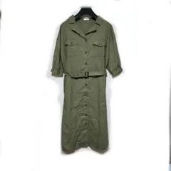 【C•O•L•Z•A】◤グリーン系の着回し抜群のワンピース◢