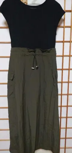 OLIVE des OLIVE　ドロストドッキングリブノースリーブワンピース