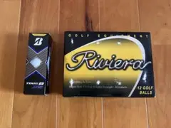 Riviera ゴルフボール 12個 イエロー※オマケ付