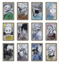 ヒロアカ　原画展　箔押しクリアカードコレクション　12枚セット