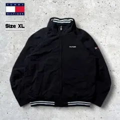 TOMMYHILFIGERトミーヒルフィガーウォームアップジャケットブラックXL