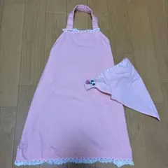 ☆女児☆エプロン☆三角巾☆ハンドメイド☆スポッと簡単☆可愛い☆