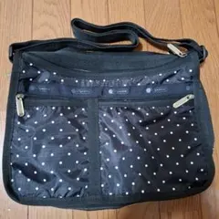 LeSportsac ドット柄 デラックスエブリデイショルダーバッグ