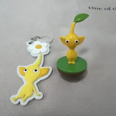 任天堂 ピクミン 黄ピクミン どこでもチャーム ゆらゆらフィギア　セット