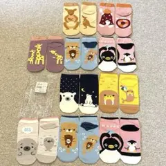 そこも楽しいスニーカーソックス　靴下10点セット　海の仲間達のサムネイル