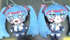 初音ミク×寺田てら ぬいぐるみマスコット 2種セット ゲオ限定