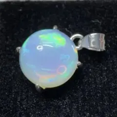エチオピアオパール ペンダントトップシルバー925 - メルカリ