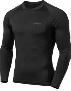 TESLA コンプレッション長袖 メンズ 吸汗速乾 UVカット スポーツインナー