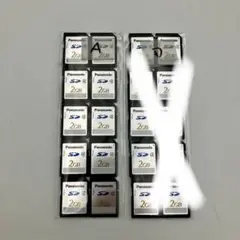 Panasonic 2GB SDカード クラス4 10枚 USED