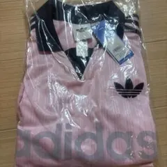 adidas 襟付きゴーリートップ ピンク Lのサムネイル