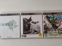 PS3ソフト F F13、バットマン、戦国無双3エンパイアーズ