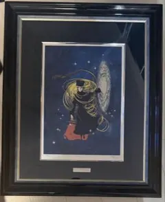 新品未使用 松本零士 版画 宇宙戦艦ヤマト サイン色紙付き シルクスクリーン 松本零士 直筆サイン入り版画「宇宙戦艦ヤマト」（松本零士）』 販売