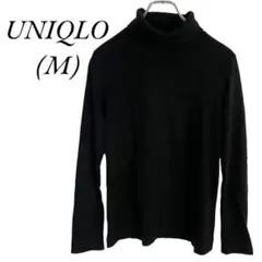 C713【UNIQLO】スムースストレッチヒートテック　レーヨン　タートルネック