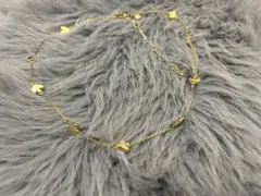 kate spade new york の ゴールドメッキ ハート型ネックレス