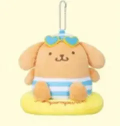 アベイル日焼けポムポムプリン浮き輪マスコットチャーム