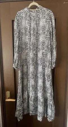 ヒョウ柄 ロングワンピース
