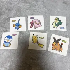 Pokemon ポケモンパンシール ピカチュウ 他5枚セット 2004年 - メルカリ