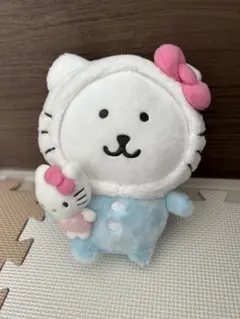 ナガノフレンズ×サンリオキャラクターズ　ぬいぐるみ　ナガノのくま　ハローキティ