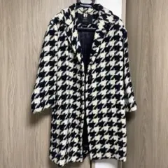 INED千鳥格子ウールコート 9号
