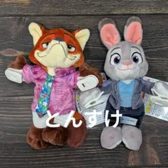 東京ディズニーリゾート新品 ズートピア ニックジュディ ぬいぐるみ