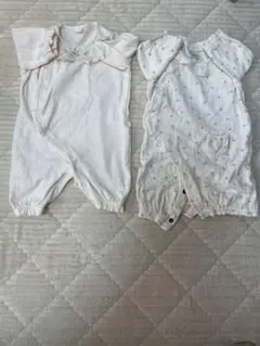 バースデイ cottoli MEPOURENロンパース2点セット 50~60