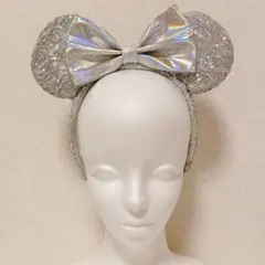 ◆ウォルトディズニーワールド◆オーロラ色 ミニー スパンコール カチューシャ