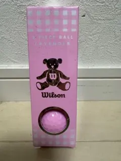 【新品】KASCO Wilson　BEAR キャスコ　ゴルフボールピンク