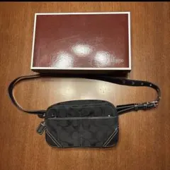 未使用】COACH 93818 スペースロケット スタッズ レザー 定価5万円