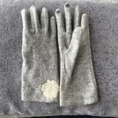 ポール&ジョーシスター　手袋　肉球 グレー