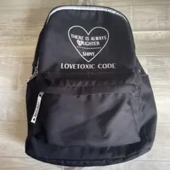 LOVETOXIC　リュック　ブラック