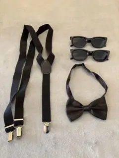 蝶ネクタイ サスペンダー