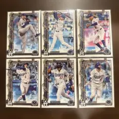 MLB 2025 topps holiday ロサンゼルス ドジャース ６枚