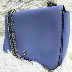 【美品】トリーバーチ チェーン ショルダーバッグ 2way フラップ レザー