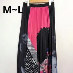 1度のみ M L プリーツスカート